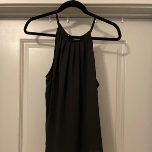 Simple black tank top